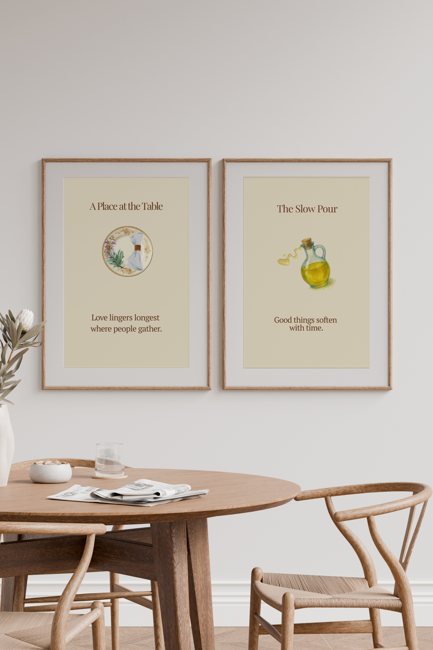 A Place at the Table | Kitchen Wall Art Digital Art Edition