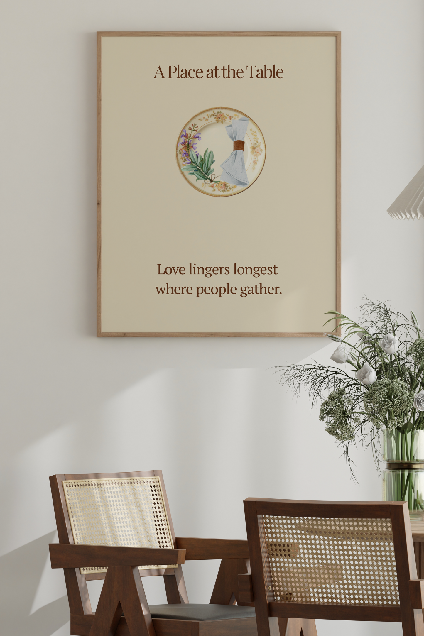 A Place at the Table | Kitchen Wall Art Digital Art Edition