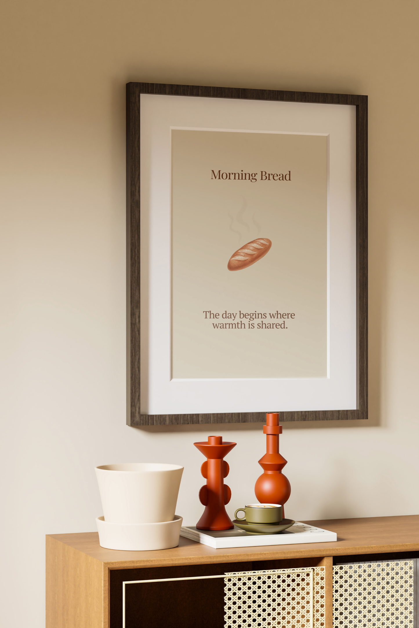 Morning Bread | Kitchen Wall Art Digital Art Edition