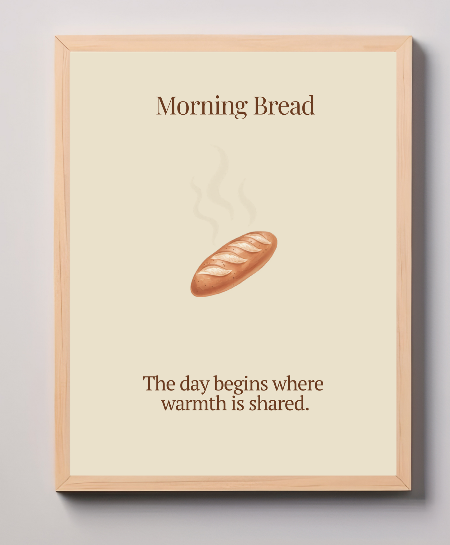 Morning Bread | Kitchen Wall Art Digital Art Edition