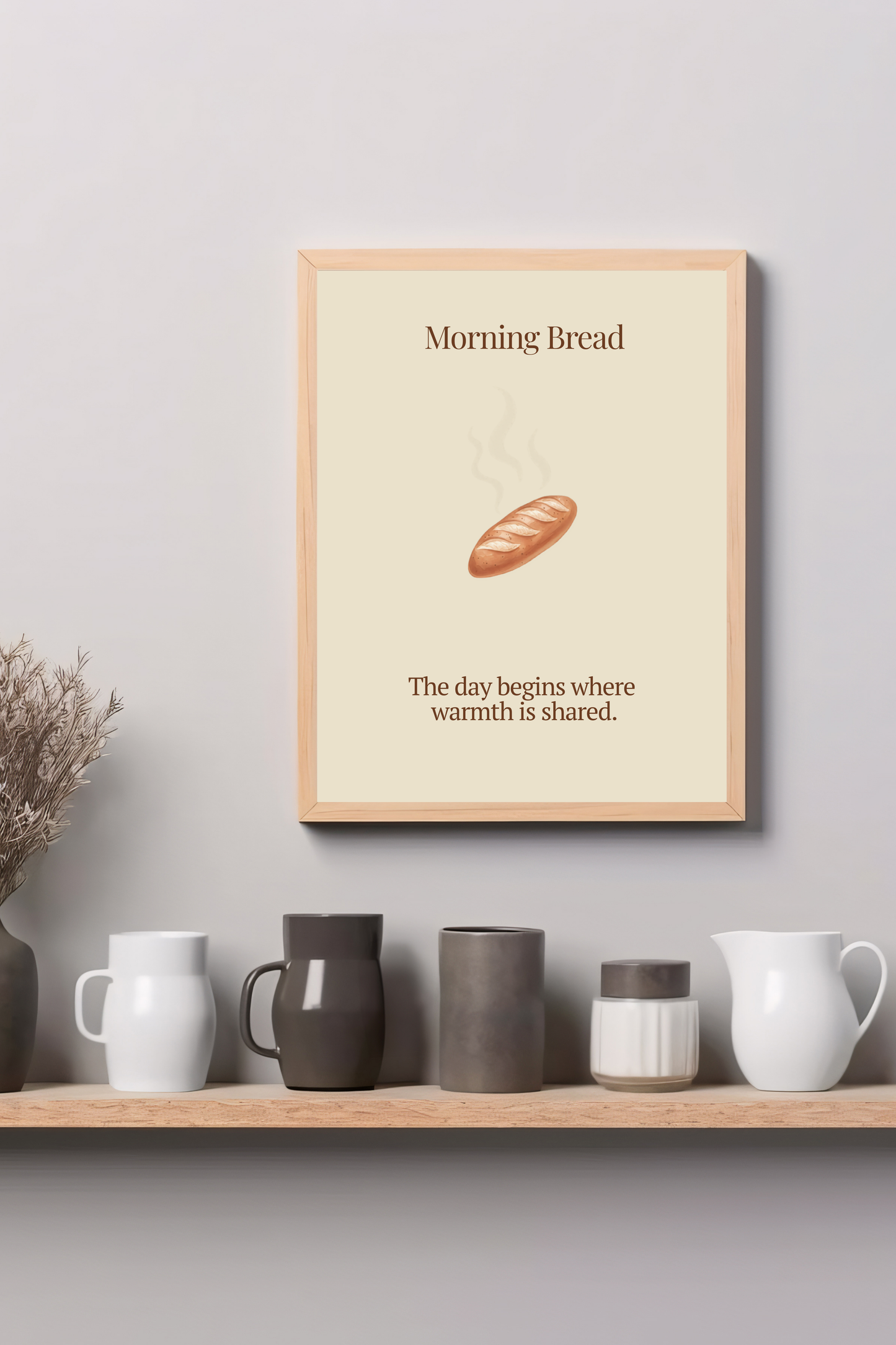 Morning Bread | Kitchen Wall Art Digital Art Edition