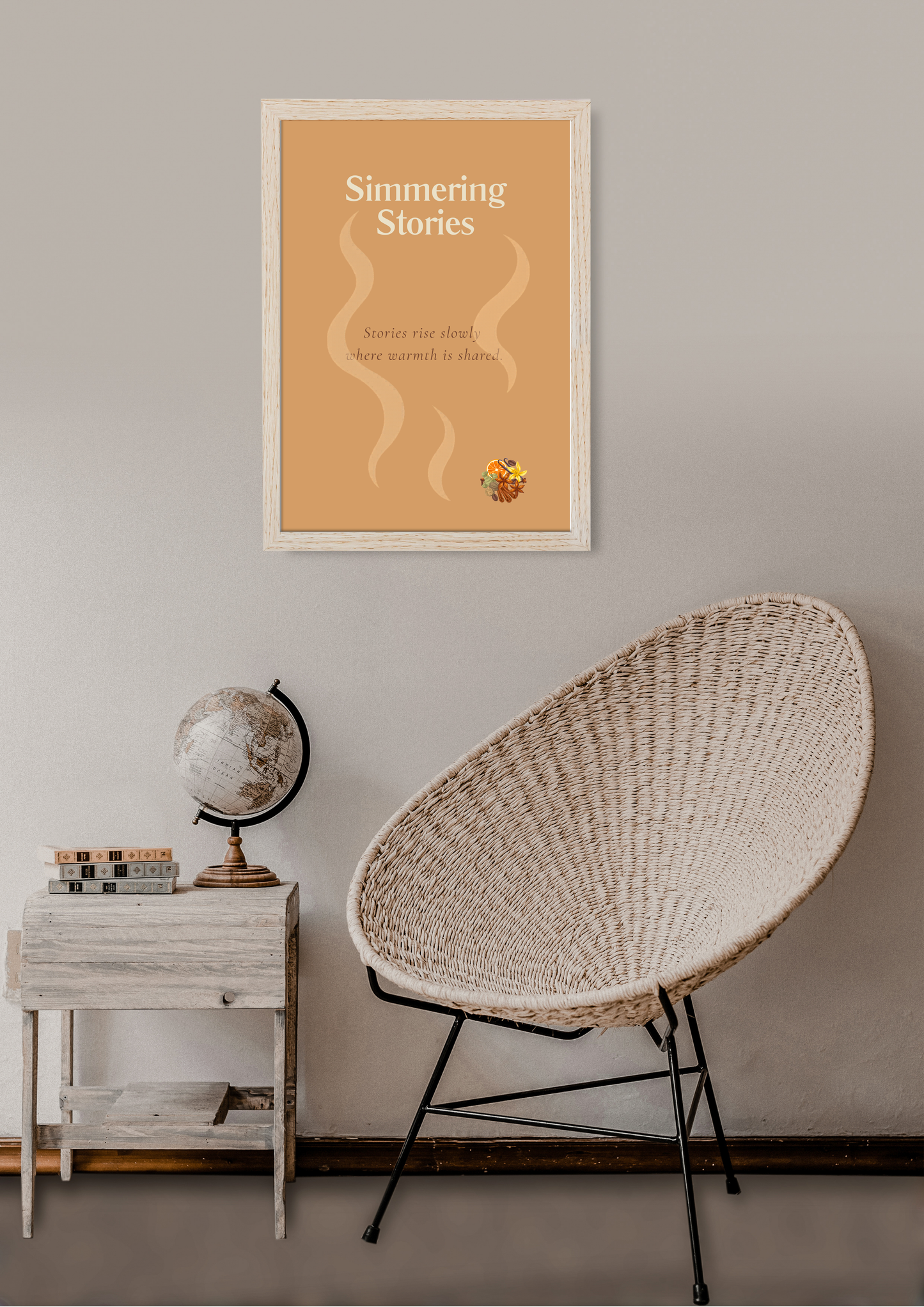 Simmering Stories | Kitchen Wall Art Digital Art Edition