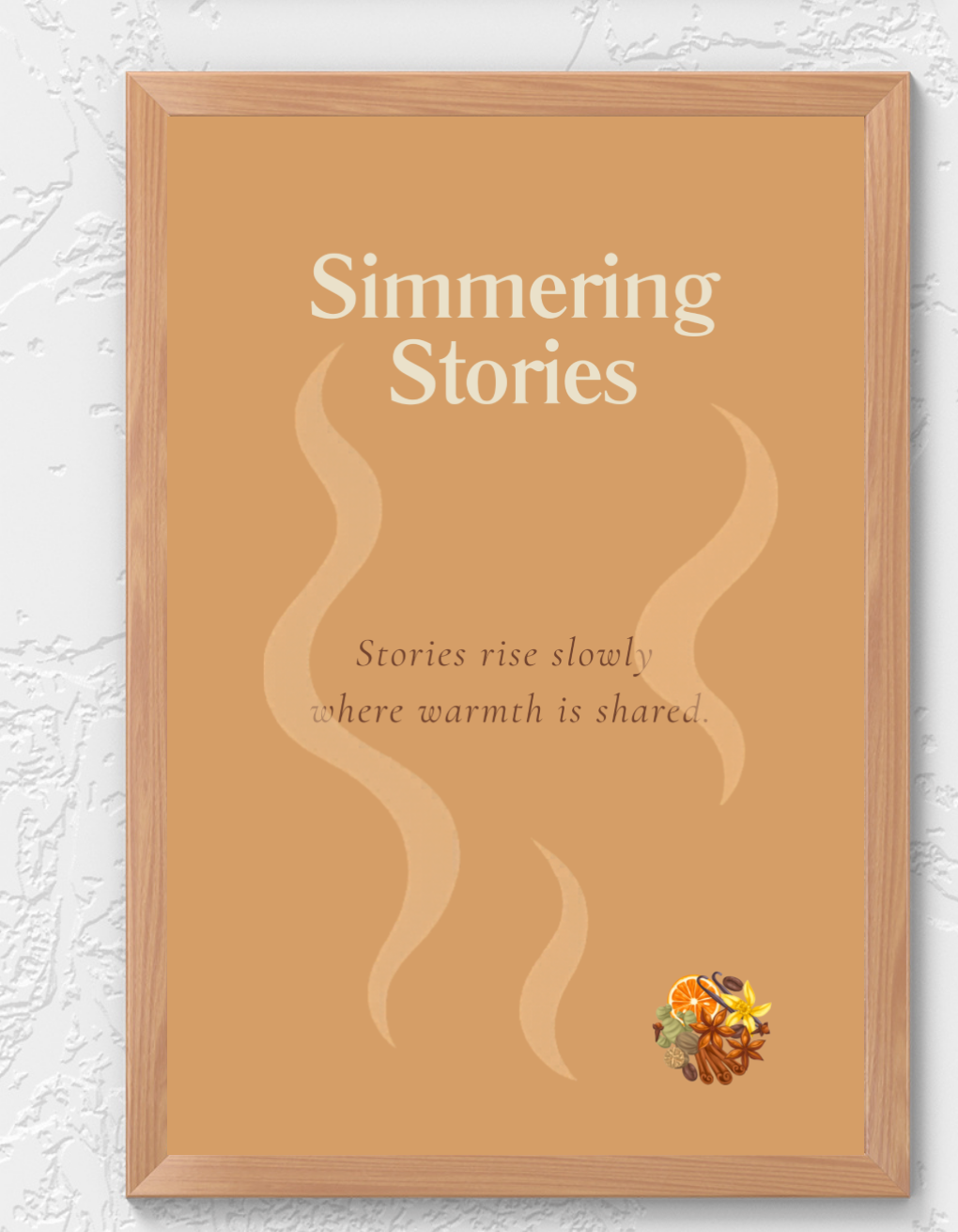 Simmering Stories | Kitchen Wall Art Digital Art Edition