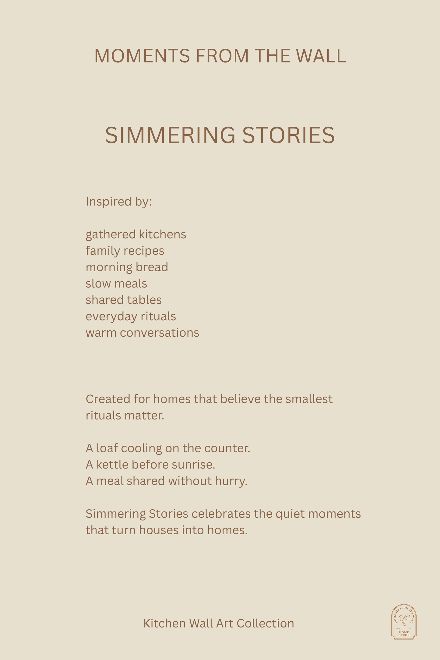 Simmering Stories Collection | Digital Art Edition