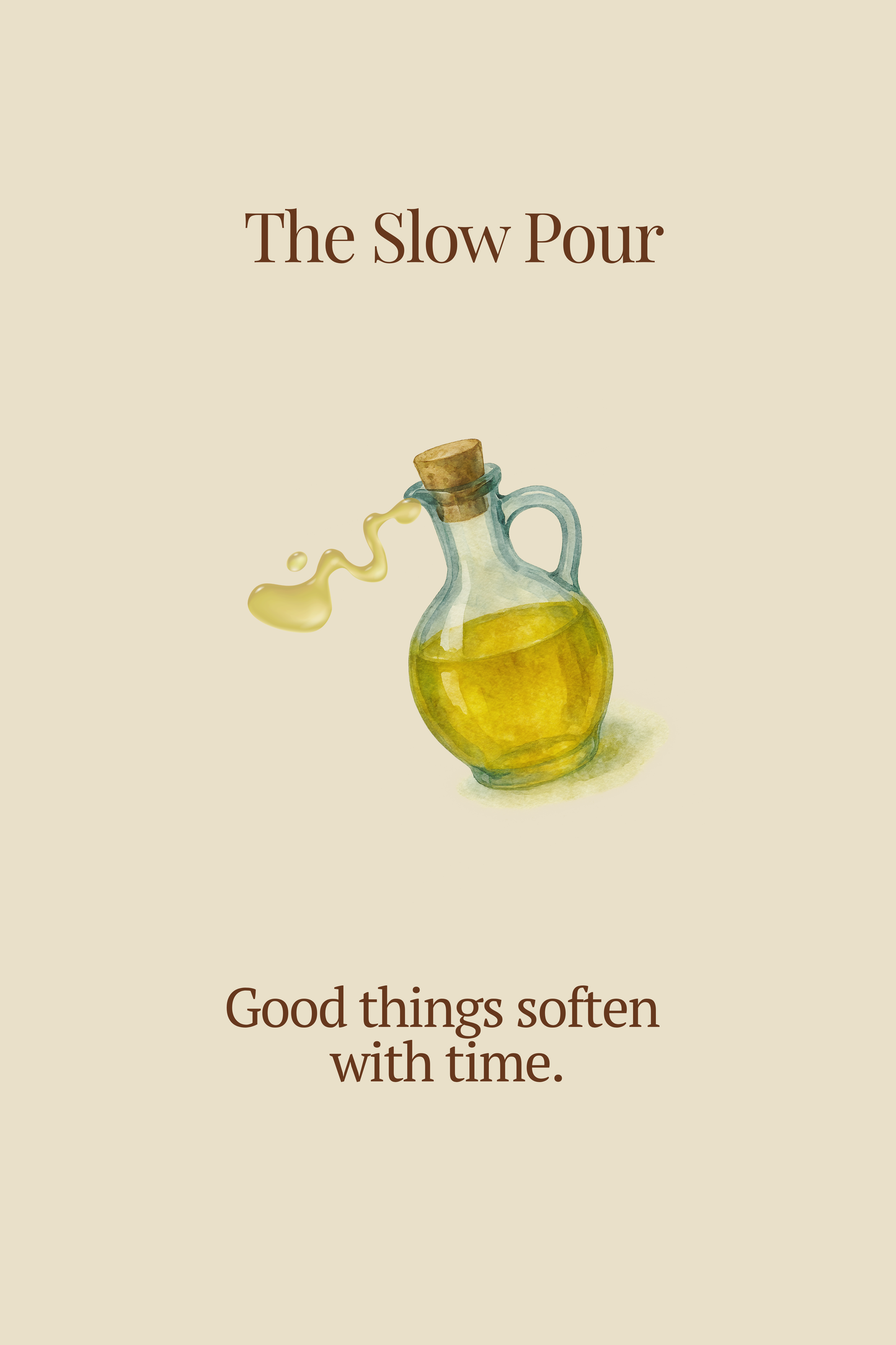 The Slow Pour | Kitchen Wall Art Digital Art Edition