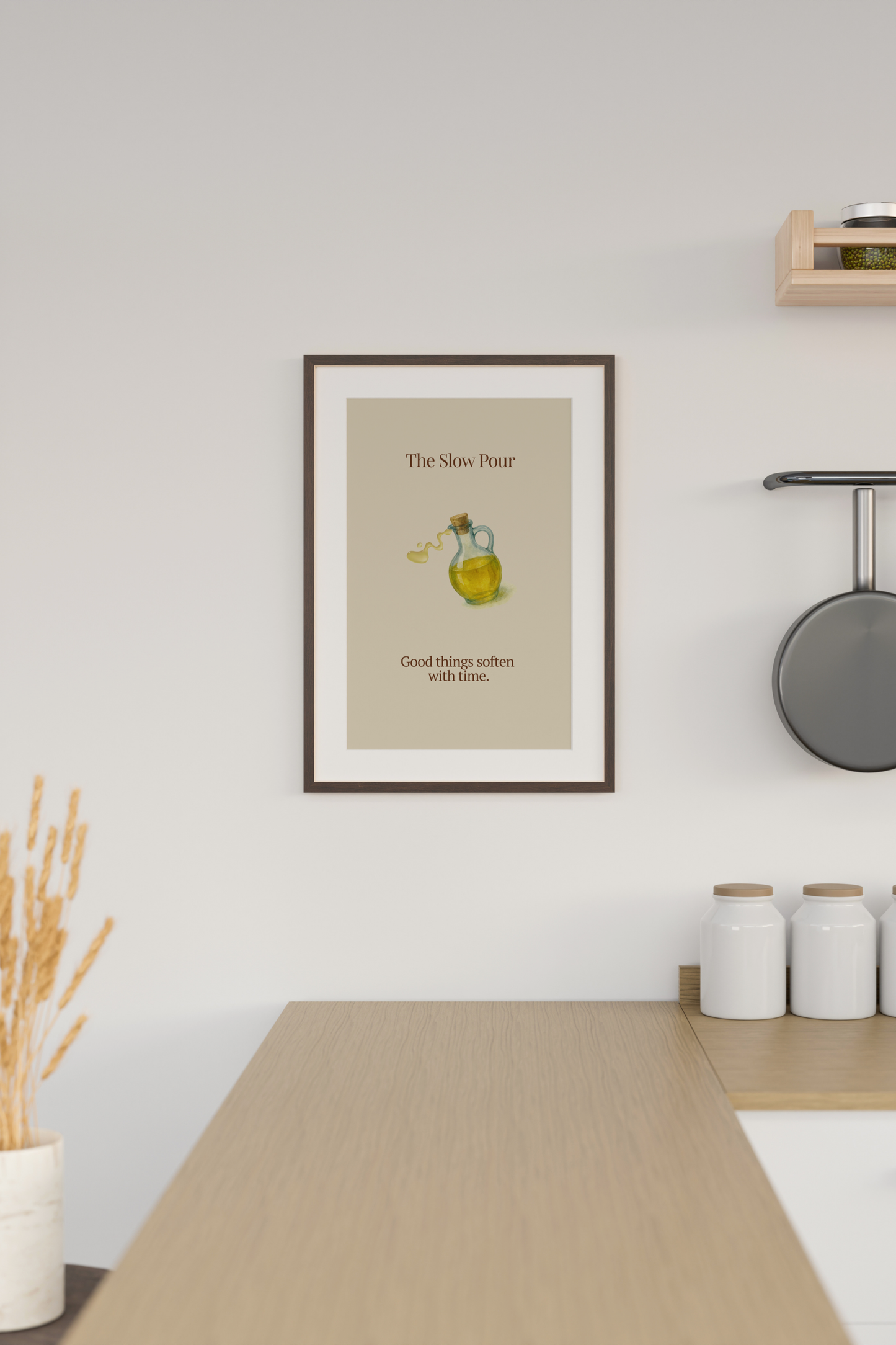 The Slow Pour | Kitchen Wall Art Digital Art Edition