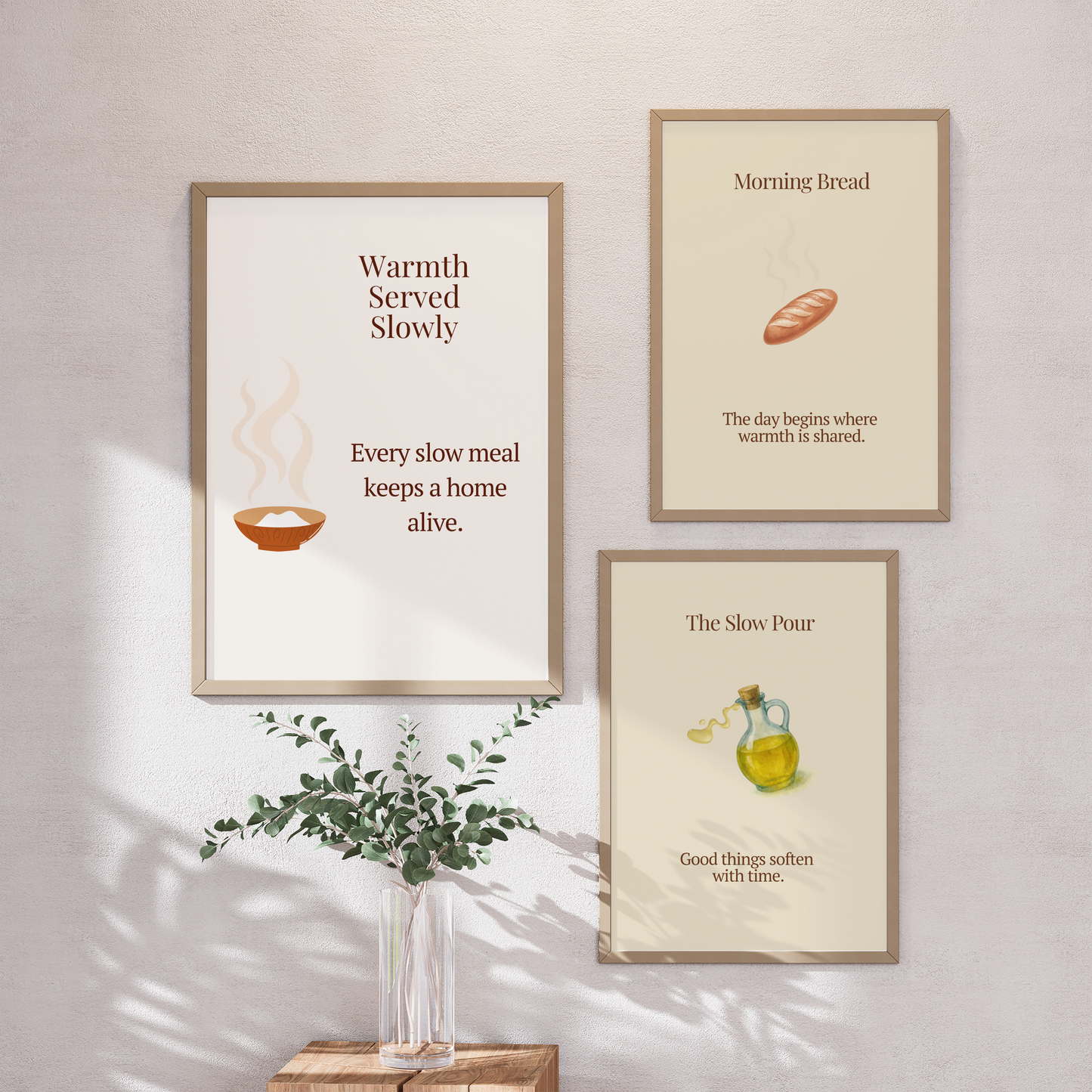 Warmth Served Slowly | Kitchen Wall Art Digital Art Edition