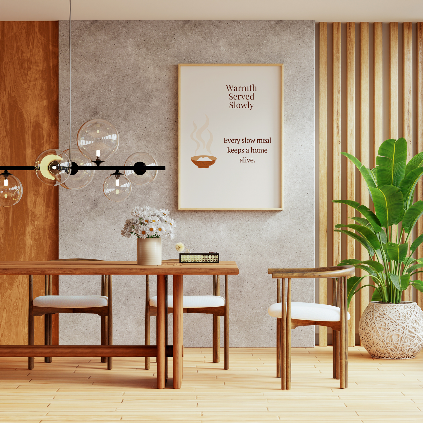Warmth Served Slowly | Kitchen Wall Art Digital Art Edition